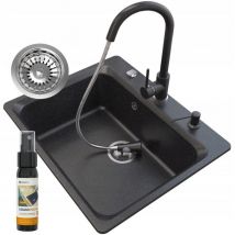 Granitan - Evier en granit a un bac siphon automatique 85111873