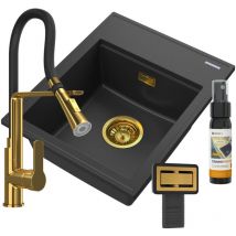 Granitan - vier en granit gold alor kit de cuisine