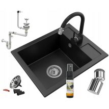 Granitan - Evier en granit mitigeur siphon click klak perlator 85111896