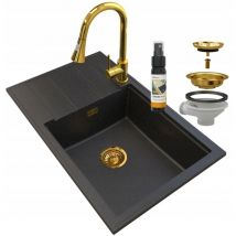 Evier en granit or louis siphon bat snake or 85111936