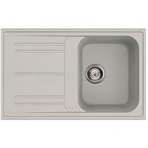 Evier encastrable 1 cuve en aluminium réversible 79x50 - Smeg LZ791AL