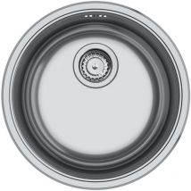 Evier Franke Rotondo ROX110-38 - Inox Lisse - Vidage : Manuel