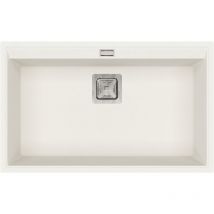 Helika - vier granit blanc delis 1 grand bac