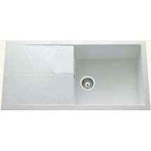 EWI - vier granit blanc nova 1 grand bac 1 égouttoir
