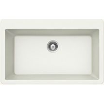 Schock – Évier en granit blanc ZINA 1 bac 838x530 mm – Cuisine