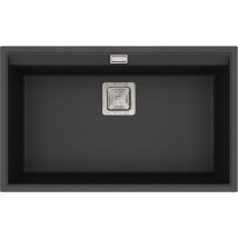 Helika - vier granit noir delis 1 grand bac