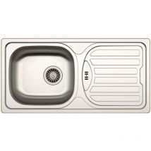 EWI - vier inox opale 1 bac 1 égouttoir