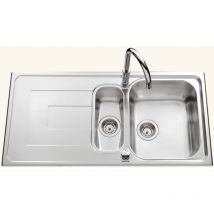 EWI - vier inox lisse Luisina debussy 1 bac 1/2 - 1 égouttoir