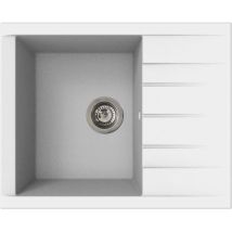 Stradour - Evier - Résine Smc - Blanc Uni - A Encastrer Cube 1c Xs - 62 X 50 Cm