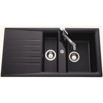 EWI - vier résine noir emeraude 1 bac 1/2 - 1 égouttoir