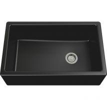 Chambord - vier timbre d'office granit noir philippe 1 bac - sans trop plein