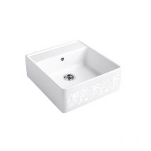 Villeroy&boch - Evier timbre office villeroy et boch Tradition White Pearl CeramicPlus avec vidage manuel