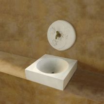 DMS - Evier vasque béton – Couleur Champagne ral 1733 – Pour extérieur