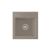 Evier VILLEROY ET BOCH Subway 45 XS Taupe timber - avec Vidage automatique