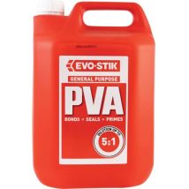Evo-Bond pva Jerry Bottle 5L - Evo-stik