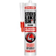 Evo-stik - Sticks Like Sht All Weather Adhesive 290ml Clear - Transparent