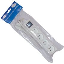 SATIPLUGS FRANCE - Bloc multiprises avec interrupteur - 4 prises avec terre - 16 A