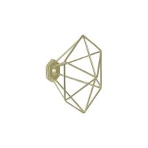 Evoludis - Tête portemanteau filaire métal doré