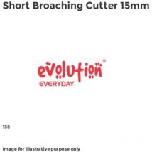 Power Tools Short Broaching Cutter 15mm EVLHT15S - Evolution