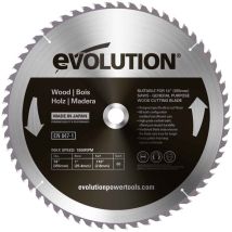Evolution Widia-bestücktes Sägeblatt Zum Holzschneiden, 355 Mm / 60z, Für Trennmaschinen