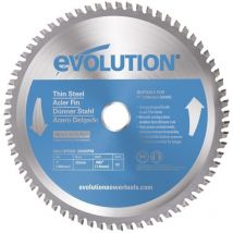 Evolution Power Tools - Evolution Thin Steel Cutting Circular Saw Blade 180 x 20mm x 68T