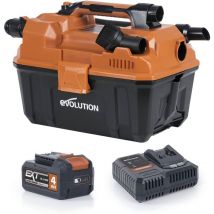 Evolution - Aspirapolvere da officina wireless R11VAC-Li a umido e a secco 18v Li-Ion ext (caricato)