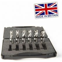 Evolution - Cyclone Annular Mag Drill Cutters 6-Piece Kit (25mm Max Depth)