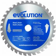 Evolution Evoblade - Lama tct circolare da acciaio, 180 mm