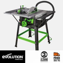Evolution Power Tools - Evolution FURY5-S 255mm Table Saw With tct Multi-Material Cutting Blade (230v)