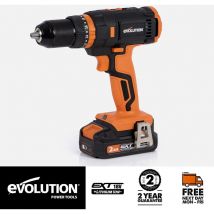 R13CMB-Li Cordless Combi Drill Driver 18v Li-Ion ext (Bare - No Battery & Charger) - Evolution