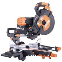 Evolution - 053-0002C R255SMS-DB+ Multi-Material Sliding Mitre Saw 255mm 1600W 110V