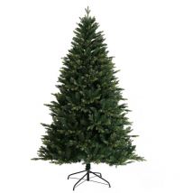 Evre - Christmas Green Tree pe+pvc Metal Stand & Auto Struction 6ft