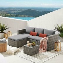Evre - Malibu Rattan Garden Furniture Set Patio Conservatory Indoor Outdoor