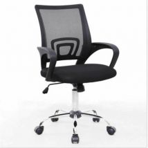 Evre - Mesh Back Swivel Padded Desk Chair (Black)