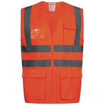 Warnweste EWALD Größe M orange EN ISO 20471 Kl.2/EN ISO 13688