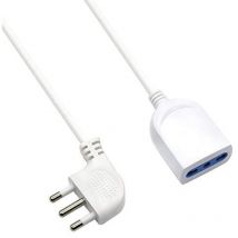 EW3812 prolunghe e multiple 5 m 1 presa(e) ac Interno Bianco - Ewent