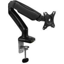 Support de bureau avec ressort pneumatique pour 1 écran - max 27 - avec vesa - Ewent