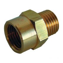 EWO - 185153 Doppelgewindenippel Messing Außengewinde g 1/4 Innengewinde g 3/8