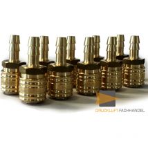EWO - df attacco rapido nw 7.2 grommet lw 9 - 10 pezzi - ottone lucido