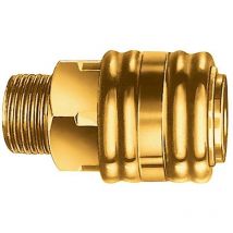 Schnellverschlusskupplung DN 7,2, Außengewinde Messing Gewinde G 1/8 9,73 mm