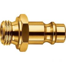 EWO - 308-054 Stecknippel Messing Stecker dn 7,2 Außengewinde g 3/8 Zoll