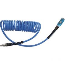 EWO - Set tubo spiralato id 6.5mm od 10mm L.6m pu codice di sicurezza dn 7.4