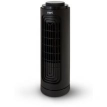 Ventilateur compact de table oscillant, Boitier diffuseur d'arômes à clipper, Finitions premiums avec effet touché mate, EWT