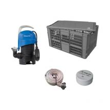 Ewuaqua iFlut Anti-Flut Set Hochwasserpumpe 10202 Tauchmotorpumpe, 8 cbm/h, 15m C-Schlauch