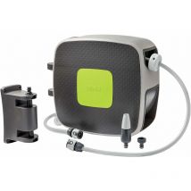 Kit Rewall 35 Gf Bewässerungsschlauchtrommel - Kunststoff + 1-2 Mt 35 Schlauch + Armaturen + Lanze