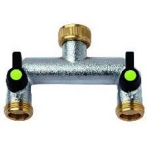 Ewuaqua Zwei-Wege-Verteiler 73469C 3/4', verchromt