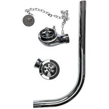 Bathstore - Exposed Bath Waste Chrome Chainstay Plug and Chain Ex Salisbury