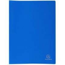 A4 Display Book Soft Eco Polypropylene 20 Pocket Blue - Exacompta