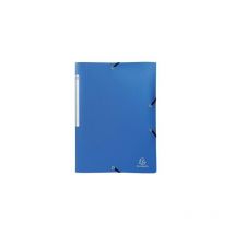 Exacompta - Eckspanner Opak din A4 Polypropylen blau Opak din A4 Polypropylen blau