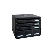 Module de classement Exacompta Iderama Store Box 6 tiroirs - noir